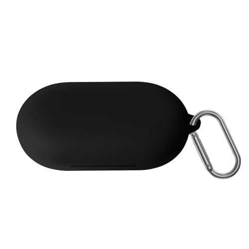 VAEKNVG Silikon-Schutzhülle für Anker Soundcore V20i, stoßfeste Schutzhülle mit Schlüsselanhänger-Zubehör (schwarz) von VAEKNVG