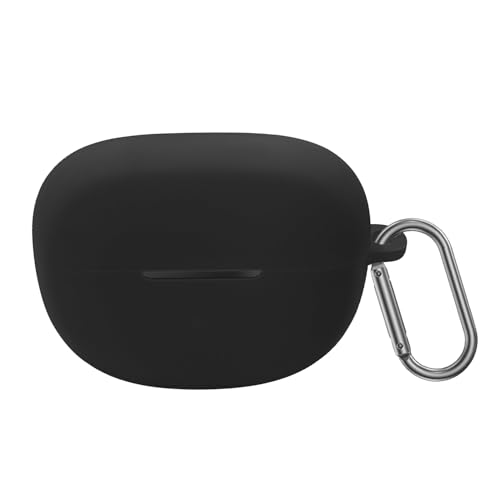 VAEKNVG Silikon-Schutzhülle für Bose Ultra Open Ohrhörer, stoßfeste Schutzhülle mit Schlüsselanhänger-Zubehör (schwarz) von VAEKNVG