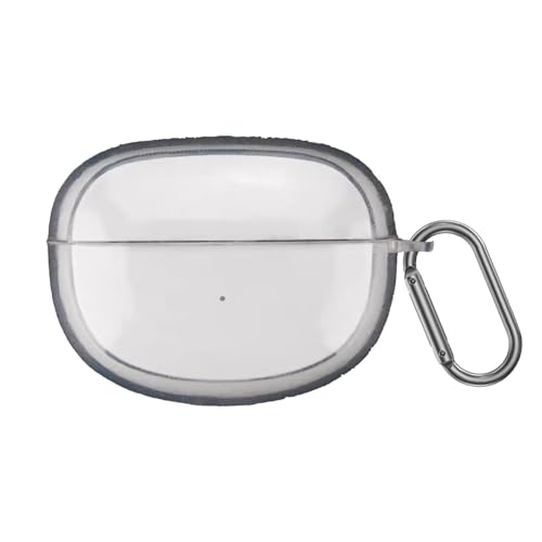 VAEKNVG Silikon-Schutzhülle für Bose Ultra Open Ohrhörer, stoßfeste Schutzhülle mit Schlüsselanhänger-Zubehör (transparent) von VAEKNVG