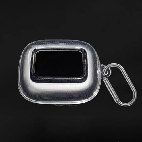 VAEKNVG Silikonhülle für JBL Live Flex 3, JBL Live Buds 3, JBL Live Beam 3, stoßfeste Schutzhülle für Ohrhörer mit Schlüsselanhänger-Zubehör (transparent) von VAEKNVG