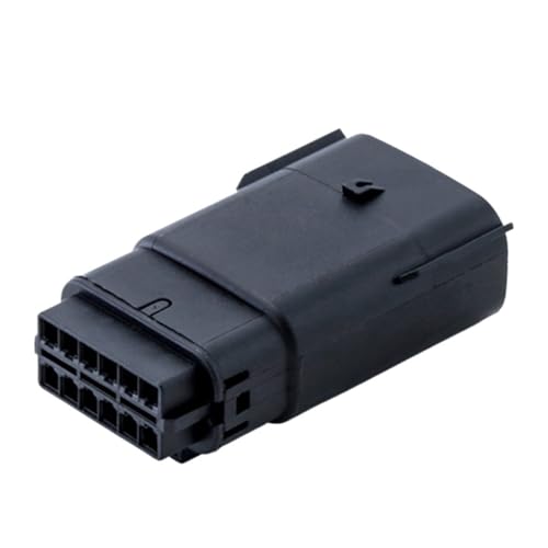 VAIGAI Yige Store 1 Set 2/3/4/6/8/12/16 Pin Automotive Licht Lampe Stecker Zündspule Männlich Weiblich Stecker Fit Compatible F;R/D C/H/EL B;U/K 33481-0201 (Color : 12p Male, Size : 1 Set) von VAIGAI