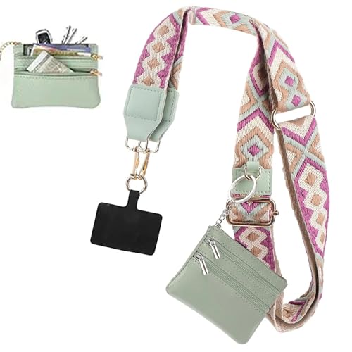 Handykette mit Tasche - Multifunktionale Design-Universal-Handykette Universal mit Geldbörse Handy Umhängeband Handyketten Verstellbares Handy Umhängeband Chain Handygurt mit Reißverschlusstasche Handykette mit Tasche - Multifunktionale Design-Universal-Handykette Universal mit Geldbörse Handy Umhängeband Handyketten Verstellbares Handy Umhängeband Chain Handygurt mit Reißverschlusstasche von VAIGU:OA