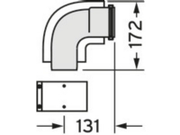 Vaillant EcoTEC Krümmer 87° 1 Stück 60/100 mm von VAILLANT