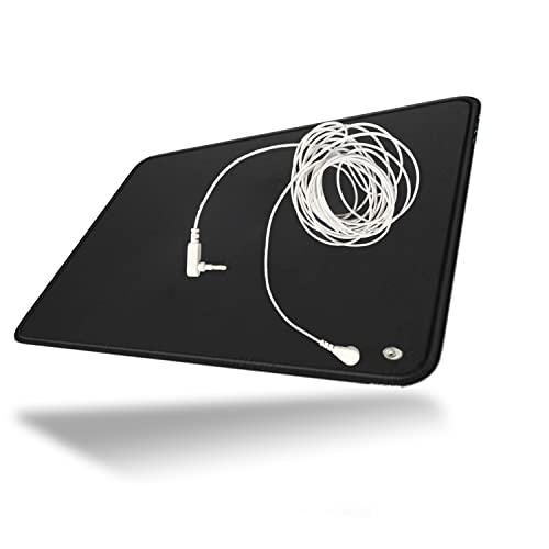 Erdungsmatte zum Arbeiten, Erdungs-Mauspad, reduziert Stress, Erdungs-Mauspad für Gesundheit und besseren Schlaf, 24,9 x 30 cm von VAJOOCLL