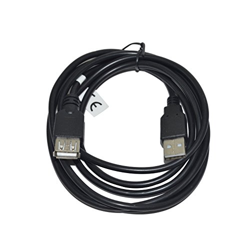 USB-Verlängerungskabel 1,8m Stecker zu Buchse USB 2.0 bis zu 480 Mbps für Laden und Datenübertragung von VAKOSS