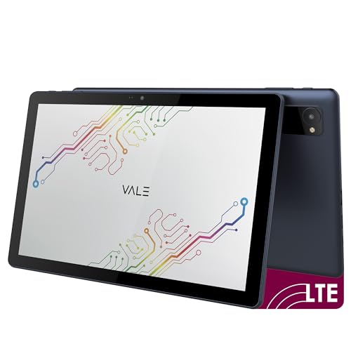 VALE V10E-LTE-464 Tablet mit LTE | 10,1" HD IPS Display | Octa-Core Prozessor | 4 GB RAM | 64 GB eMMC | 5 MP Kamera | Android 13 (LTE) von VALE
