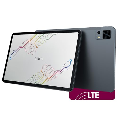 VALE V12E-LTE-8128 Tablet mit LTE | 12" 2K IPS Display | Octa-Core Prozessor | 8 GB RAM | 128 GB eMMC | 8 MP Kamera | Android 13 (LTE) von VALE