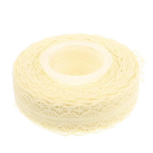VALICLUD 1 Rolle Spitzen Band Spitzenband Selber Machen Band Für Diy Eleganter Zierbesatz Gegenwärtiges Verpackung Spitzenbänder Zum Basteln Spitzenband-masse Bänder Für Handwerk Beige VALICLUD 1 Rolle Spitzen Band Spitzenband Selber Machen Band Für Diy Eleganter Zierbesatz Gegenwärtiges Verpackung Spitzenbänder Zum Basteln Spitzenband-masse Bänder Für Handwerk Beige von VALICLUD