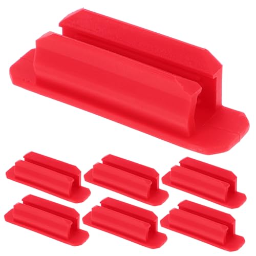 VALICLUD 10 Stück Silikonstifthalterset Schreibwaren-Kit Büro Schreibtisch Stiftklemme für Stifte Stiftclips selbstklebender Stifthalterclip Whiteboard-Clips für die Schule Kieselgel rot VALICLUD 10 Stück Silikonstifthalterset Schreibwaren-Kit Büro Schreibtisch Stiftklemme für Stifte Stiftclips selbstklebender Stifthalterclip Whiteboard-Clips für die Schule Kieselgel rot von VALICLUD