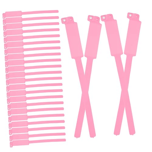 VALICLUD 100 Stück Wasserdichtes Handgelenksgurt Medizin Für Schlüssel Armbänder Band Alarm Blau Handgelenksbänder Rosa Pvc VALICLUD 100 Stück Wasserdichtes Handgelenksgurt Medizin Für Schlüssel Armbänder Band Alarm Blau Handgelenksbänder Rosa Pvc von VALICLUD