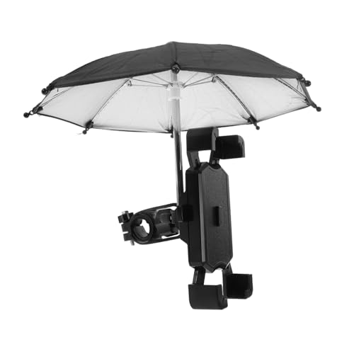 VALICLUD 1Satz Smartphone Halterung mit Regenschirm Verstellbarer Fahrrad Handyhalter für Motorräder Bikes und Boote Schockabsorbierend für Navigation und Wetterschutz VALICLUD 1Satz Smartphone Halterung mit Regenschirm Verstellbarer Fahrrad Handyhalter für Motorräder Bikes und Boote Schockabsorbierend für Navigation und Wetterschutz von VALICLUD