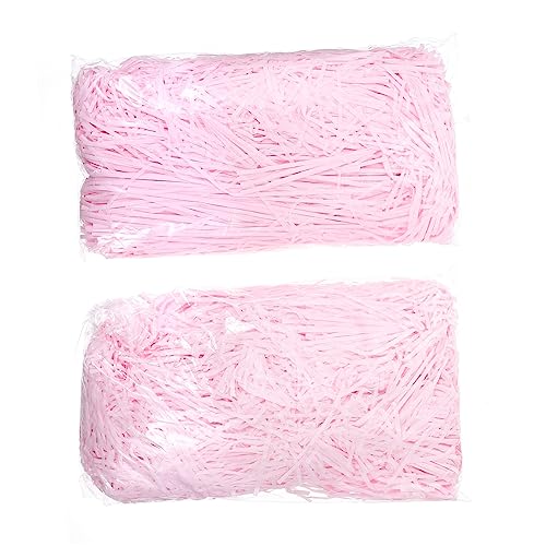 VALICLUD 2 DIY Bast Filament Boxen DIY Füllmaterial Füllmaterial Farbiges Knisterpapier Schnitzel DIY Füllmaterial Knisterschnittpapier Schnitzel Hochzeitsbedarf von VALICLUD