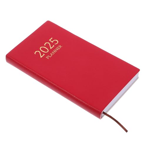 VALICLUD 2025 Notizbuch Planen Täglicher Arbeitsplaner Monatsplaner Taschenplaner Zeitplaner Zeitschriftenkalender Wochenplaner Kalenderbuch Jahresplaner Rot Papier VALICLUD 2025 Notizbuch Planen Täglicher Arbeitsplaner Monatsplaner Taschenplaner Zeitplaner Zeitschriftenkalender Wochenplaner Kalenderbuch Jahresplaner Rot Papier von VALICLUD