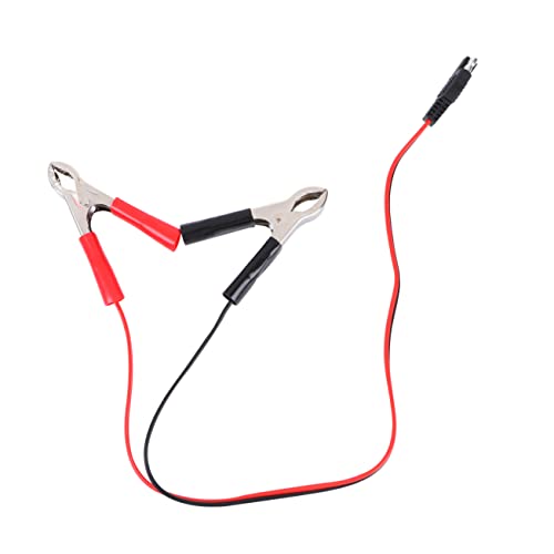VALICLUD 24V SAE Zu Krokodilklemmenadapter Für Motorräder Kabel Zum Von Solarpanel Autobatterie Und Stromversorgung Langlebig Und Zuverlässig von VALICLUD