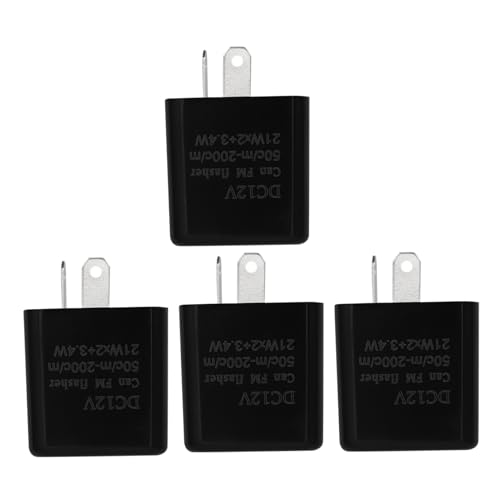 VALICLUD 4Stücke Blinkrelais Elektronisches Blinkmodul Mit Einstellbarer Geschwindigkeit Für Motorräder Und Fahrzeuge Stabil Und Zuverlässig von VALICLUD