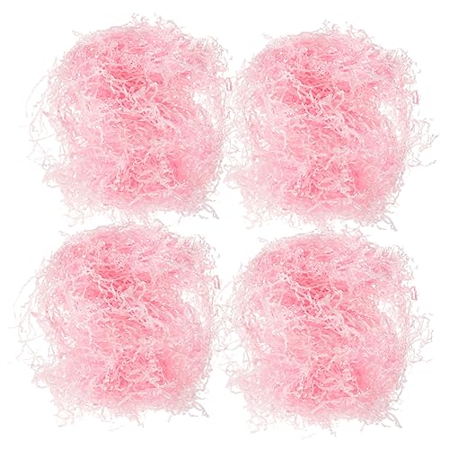 VALICLUD 4Taschen Geschreddertes Papier Korbfüllung für Geschenkboxen Dekorative Füllstoffe Sanftem für Geburtstage Hochzeiten Jubiläen Besondere Anlässe von VALICLUD