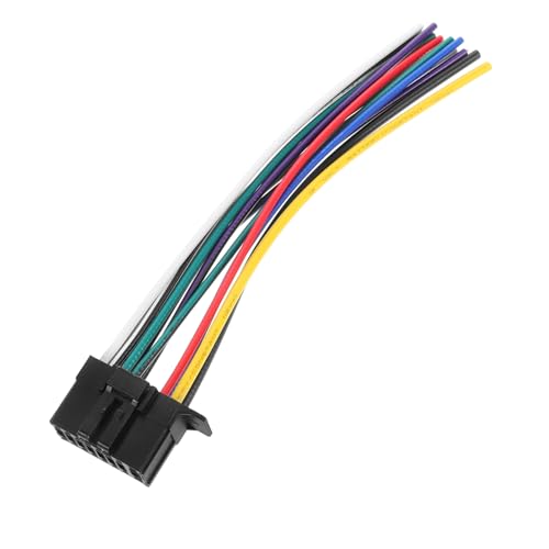 VALICLUD Auto Stereo Lautsprecher Kabelbaum Stecker für Audio Einfacher Präzise Passform Langlebige Konstruktion Kompatibel mit Neuesten CD Endgeräten VALICLUD Auto Stereo Lautsprecher Kabelbaum Stecker für Audio Einfacher Präzise Passform Langlebige Konstruktion Kompatibel mit Neuesten CD Endgeräten von VALICLUD