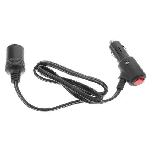 VALICLUD Auto Zigarettenanzünder Verlängerungskabel Dual Adapter Buchsen Stromkabel für Pkw LKW und Motorräder Nahtloses Design für Fahrzeuginnnenräume VALICLUD Auto Zigarettenanzünder Verlängerungskabel Dual Adapter Buchsen Stromkabel für Pkw LKW und Motorräder Nahtloses Design für Fahrzeuginnnenräume von VALICLUD