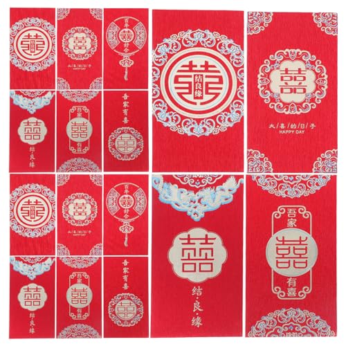 VALICLUD Happy Red Envelope für erzählen Mond- rote umschläge neujahr thematisiert rotes Paket Hochzeitsgeldumschläge chinesischer roter umschlag Rote Tasche Hongkong Papier VALICLUD Happy Red Envelope für erzählen Mond- rote umschläge neujahr thematisiert rotes Paket Hochzeitsgeldumschläge chinesischer roter umschlag Rote Tasche Hongkong Papier von VALICLUD