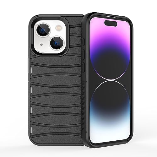 VALRION Kompatibel mit iPhone 15, Wärmeableitung, atmungsaktiv, kühlend, Hohlloch-Design, modisch, wasserwellig, Handyhülle für Damen, Mädchen, Herren, weiches TPU, stoßfest, Schwarz VALRION Kompatibel mit iPhone 15, Wärmeableitung, atmungsaktiv, kühlend, Hohlloch-Design, modisch, wasserwellig, Handyhülle für Damen, Mädchen, Herren, weiches TPU, stoßfest, Schwarz von VALRION