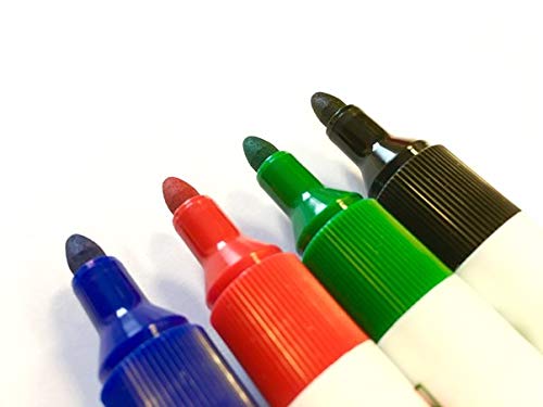 10pcs Whiteboard Drywipe Flip Chart Marker Pens Bullet Tip - 4 Assorted Colours 10pcs Whiteboard Drywipe Flip Chart Marker Pens Bullet Tip - 4 Assorted Colours von VALUE