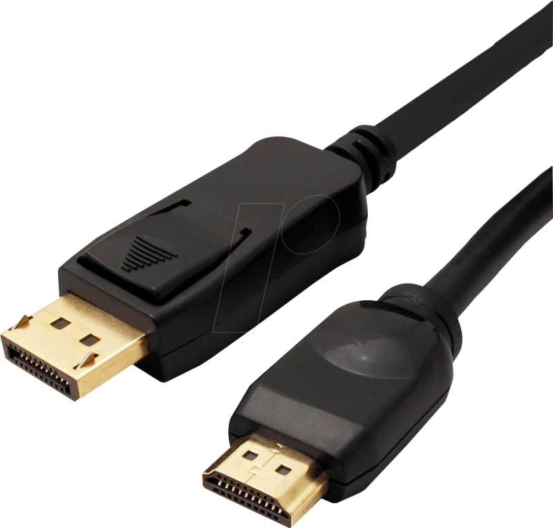 VALUE 11995787 - Displayport 1.2 Kabel, DP-HDMI, 4K 60Hz, 3,0 m von VALUE