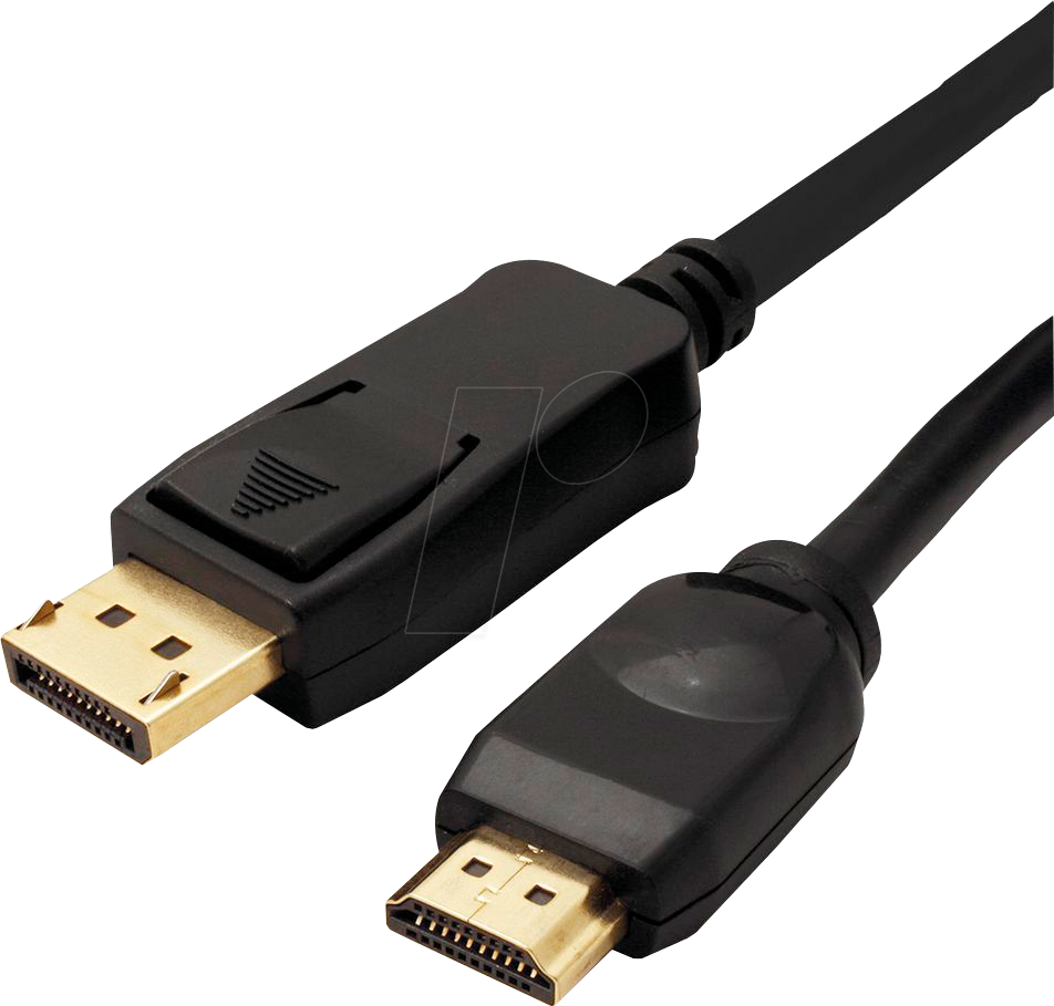 VALUE 11995788 - Displayport 1.2 Kabel, DP-HDMI, 4K 60Hz, 5,0 m von VALUE