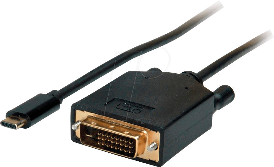 VALUE 11995832 - Adapterkabel USB Type-C  > DVI-D, 4K@60 Hz, 2 m von VALUE