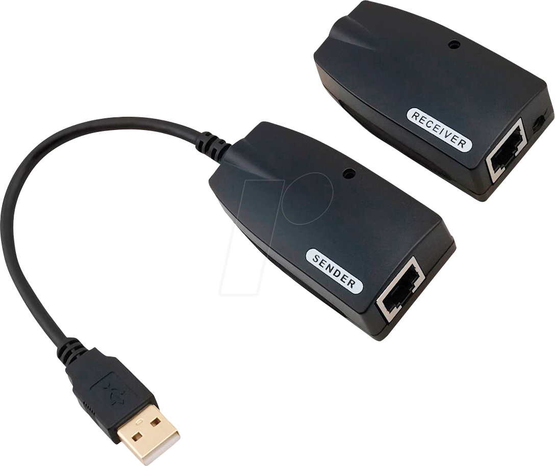 VALUE 12991123 - USB 2.0 Kabel, A Stecker auf A Buchse, CAT5e/6, 50 m von VALUE