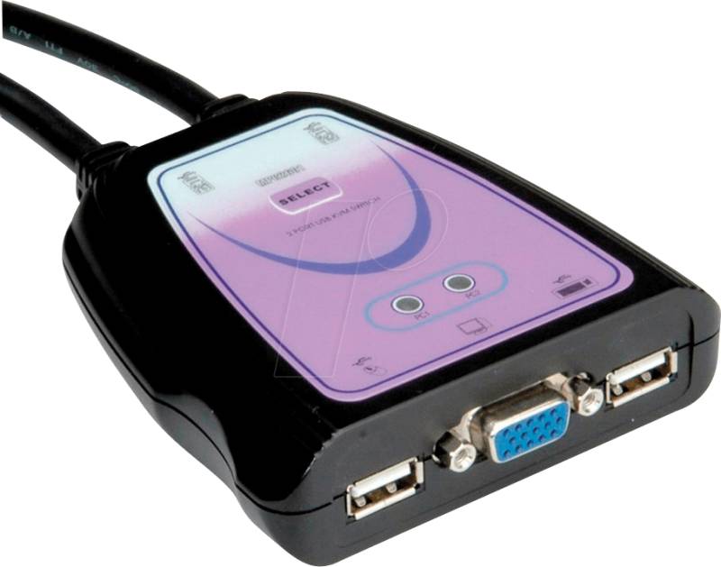 VALUE 14993261 - 2-Port USB VGA KVM Switch von VALUE