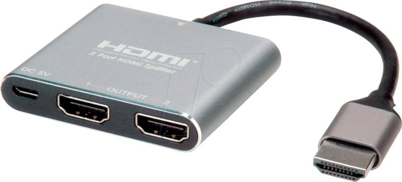 VALUE 14993585 - 2-Port 4K HDMI Splitter von VALUE
