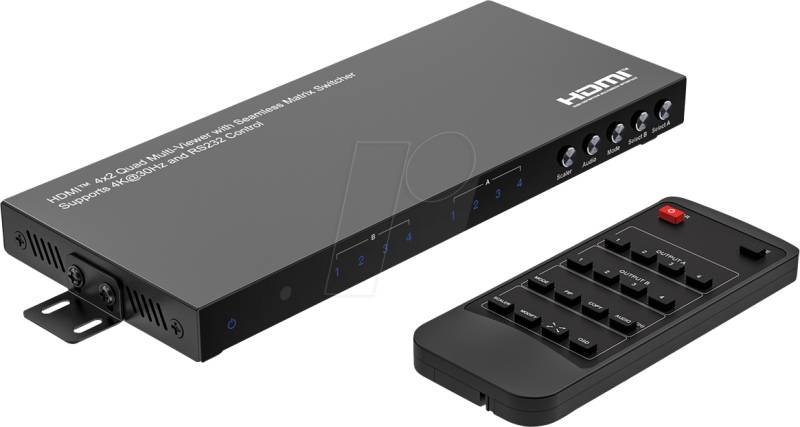 VALUE 14993592 - 4x2 HDMI Matrix Switch, 4K, MultiView von VALUE