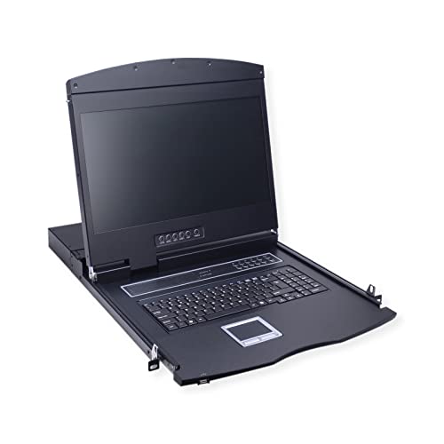 VALUE 19"-KVM-Switch, 8-Port, 48 cm (19") TFT (16:9), VGA, USB, Tastaturlayout D von VALUE