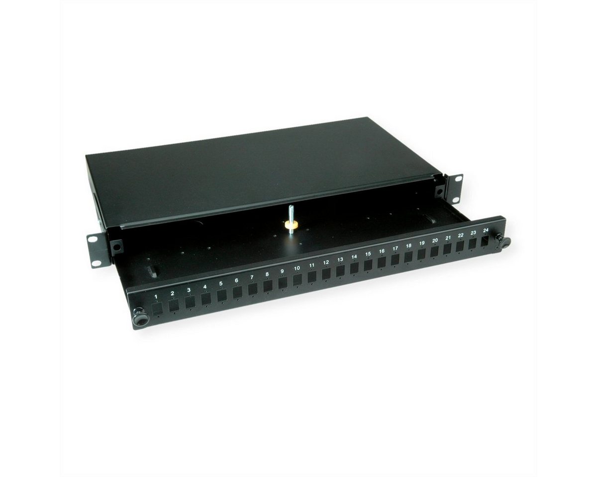 VALUE 19"-Spleißbox leer 1 HE, ausziehbar, 24x SC SX / LC DX Glasfaserkabel VALUE 19"-Spleißbox leer 1 HE, ausziehbar, 24x SC SX / LC DX Glasfaserkabel von VALUE