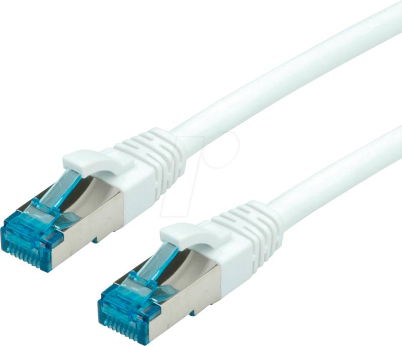 VALUE 21991974 - Patchkabel Cat.6a S/FTP PIMF weiß 0.3 m von VALUE
