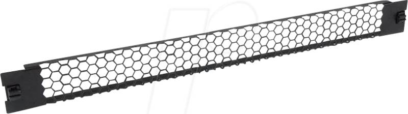 VALUE 26990002 - 19'' 1 HE Belüftungspanel, RAL 9005 tiefschwarz von VALUE
