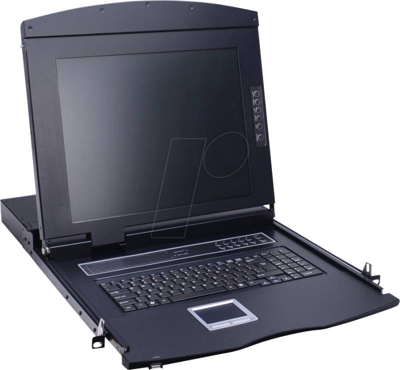 VALUE 26990122 - 19 Zoll KVM Konsole, 17'' TFT mit Tastatur CH von VALUE