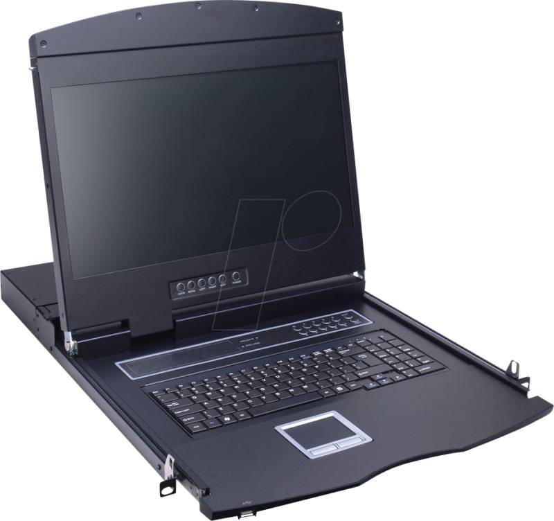 VALUE 26990162 - 19 Zoll KVM Konsole, 17'' TFT mit Tastatur CH von VALUE