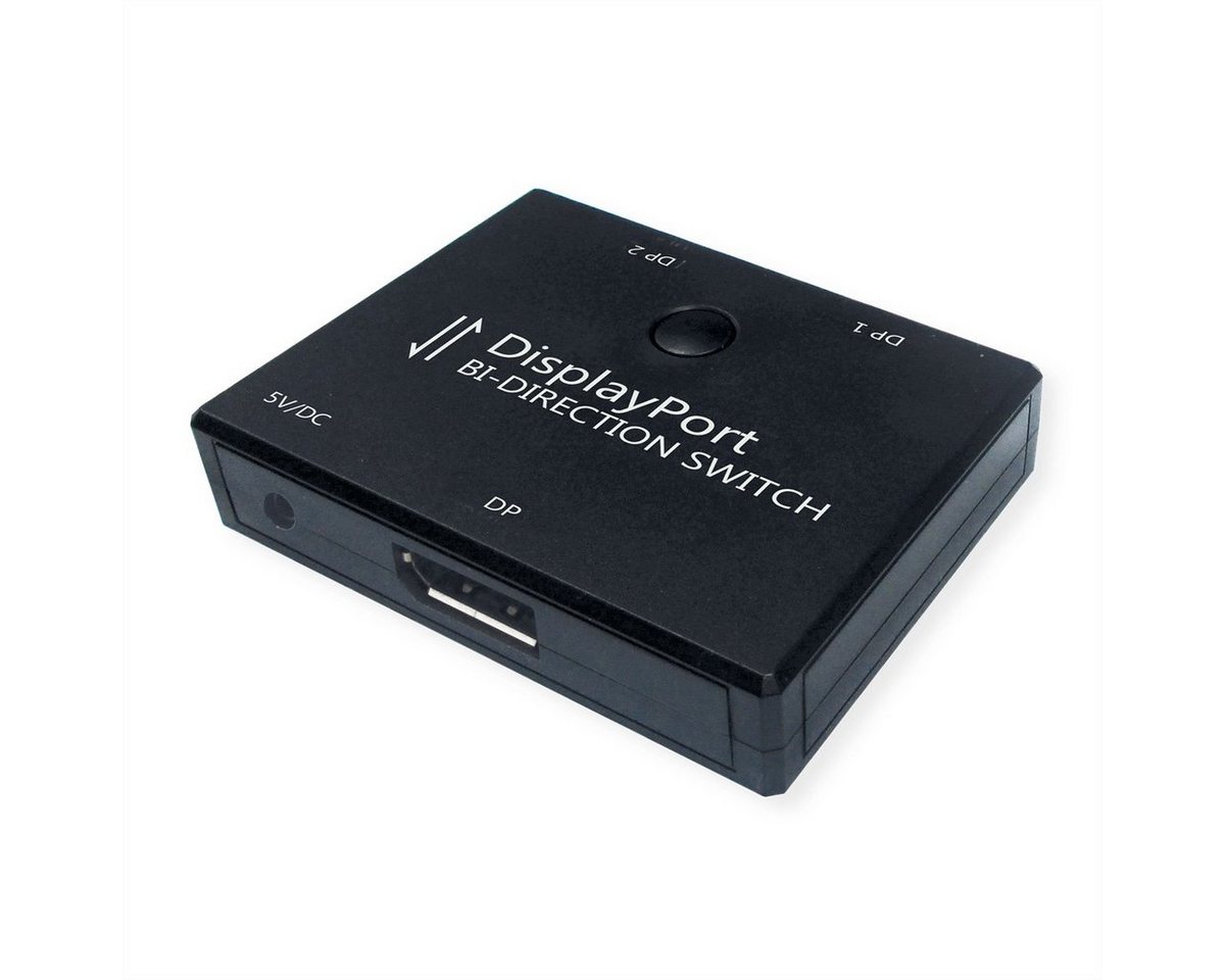 VALUE 4K DisplayPort Switch, 2fach, bidirektional Audio- & Video-Adapter von VALUE