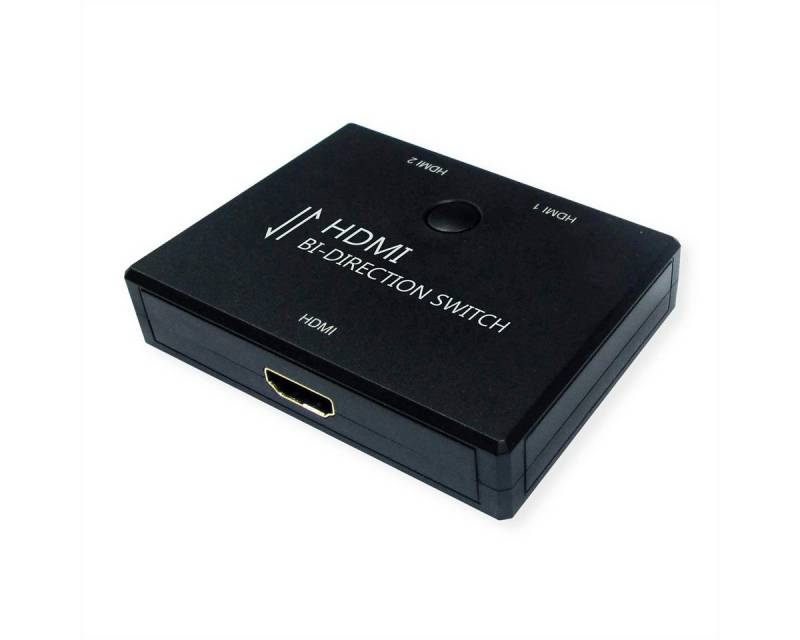 VALUE 4K HDMI Switch, 2fach, bidirektional Audio- & Video-Adapter von VALUE