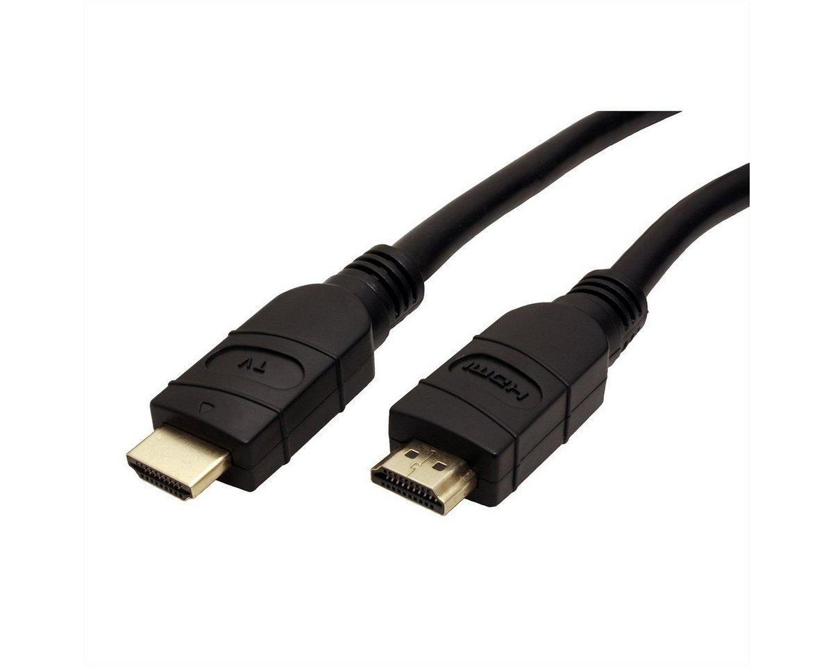 VALUE 4K UHD HDMI Kabel mit Repeater Audio- & Video-Kabel, HDMI Typ A Männlich (Stecker), HDMI Typ A Männlich (Stecker) (2000.0 cm) von VALUE