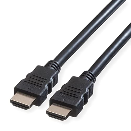 VALUE 8K HDMI Ultra HD Kabel mit Ethernet, ST/ST, schwarz, 5 m von VALUE