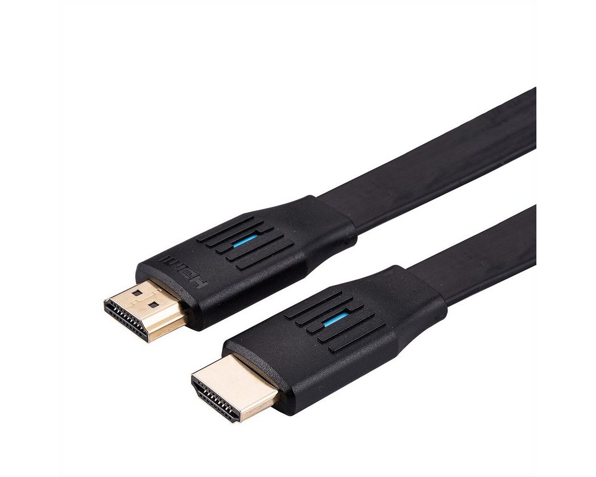 VALUE 8K HDMI Ultra HD Kabel mit Ethernet Audio- & Video-Kabel, HDMI Typ A Männlich (Stecker), HDMI Typ A Männlich (Stecker) (300.0 cm), flach, ST/ST von VALUE