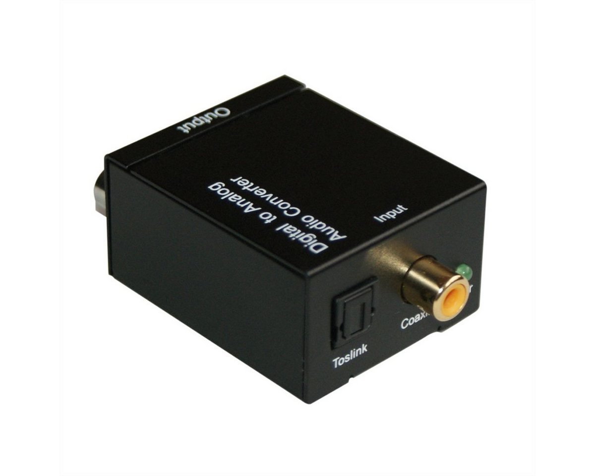 VALUE Audio Konverter - Digital nach Analog Audio- & Video-Adapter Cinch (RCA) Weiblich (Buchse) zu Cinch (RCA) Weiblich (Buchse) von VALUE