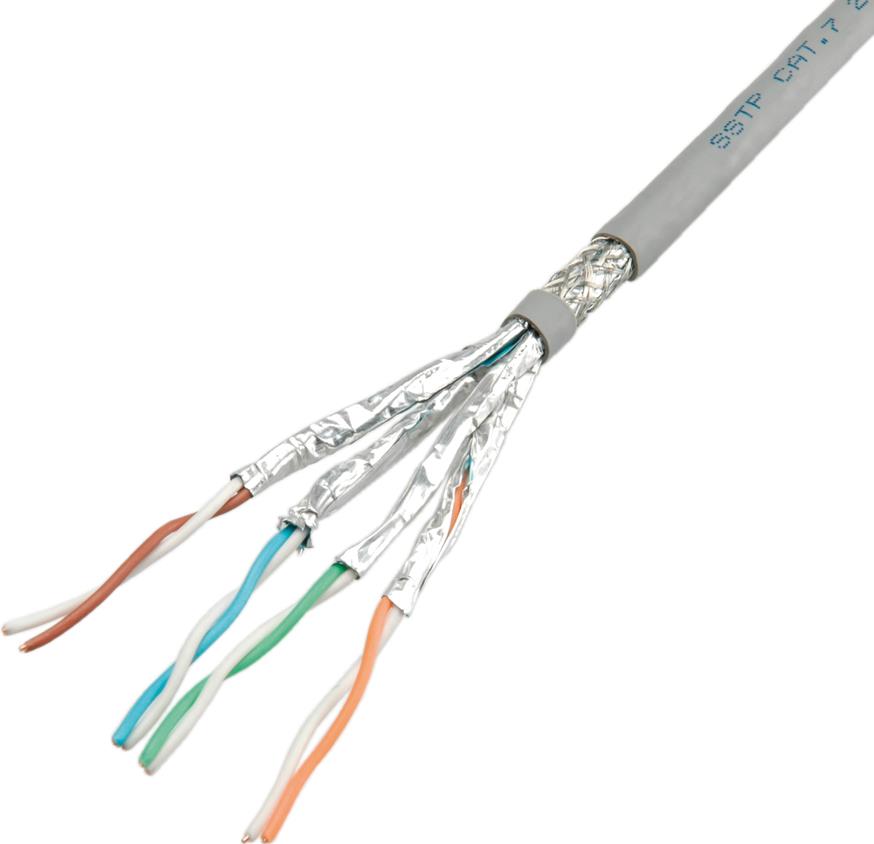 VALUE - Bulkkabel - 300 m - SFTP, PiMF - CAT 6a - robust - Grau von VALUE