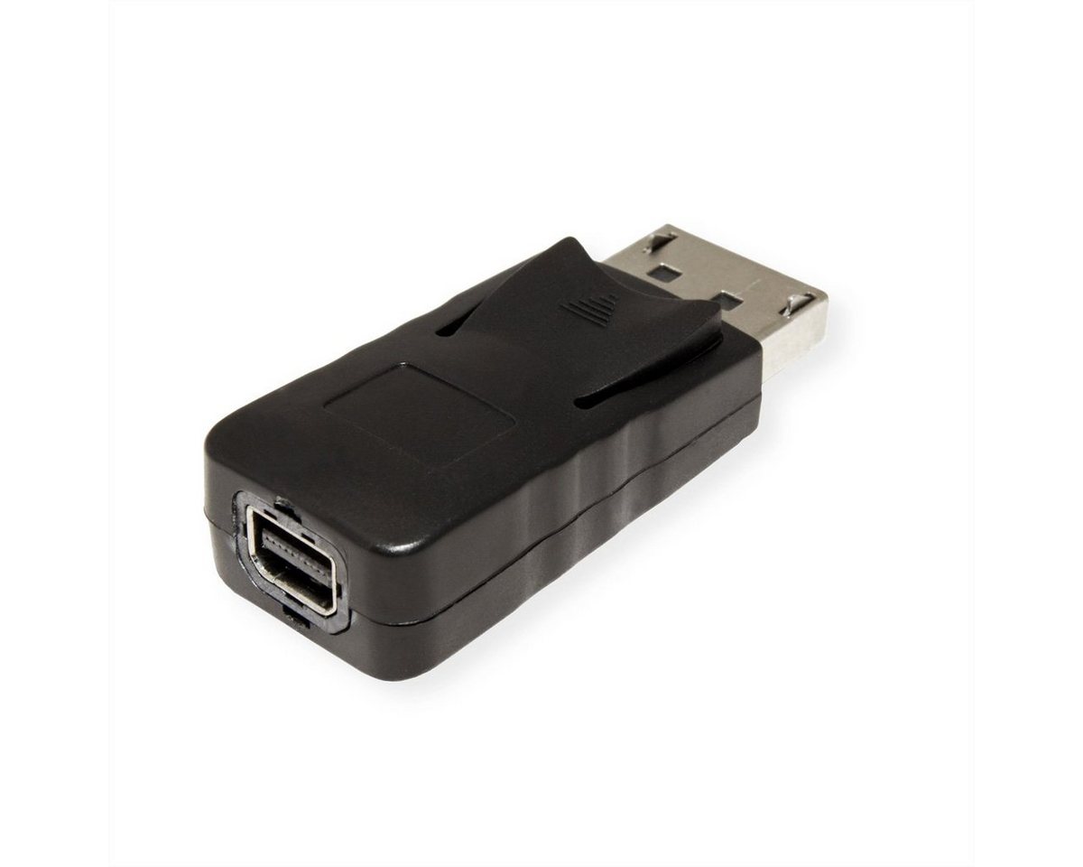VALUE DisplayPort Adapter, DP Stecker - Mini DP Buchse Audio- & Video-Adapter DisplayPort Männlich (Stecker) zu Mini DisplayPort Weiblich (Buchse) von VALUE