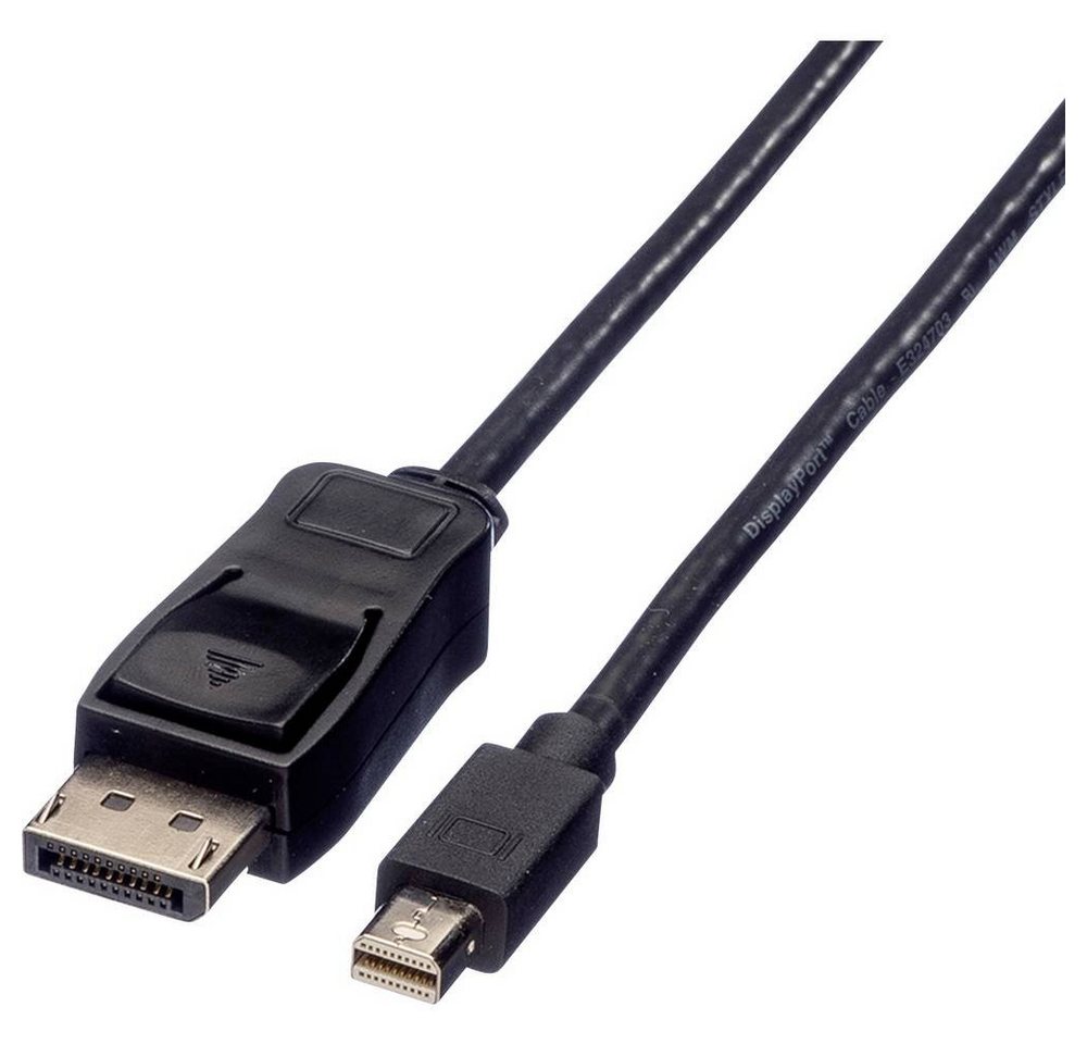 VALUE DisplayPort Kabel, DP ST - Mini DP ST,2 m HDMI-Kabel, Geschirmt von VALUE