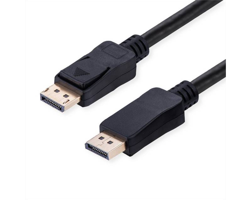VALUE DisplayPort Kabel, v2.1, 10K, DP ST - ST Audio- & Video-Kabel, DisplayPort Männlich (Stecker), DisplayPort Männlich (Stecker) (300.0 cm) von VALUE