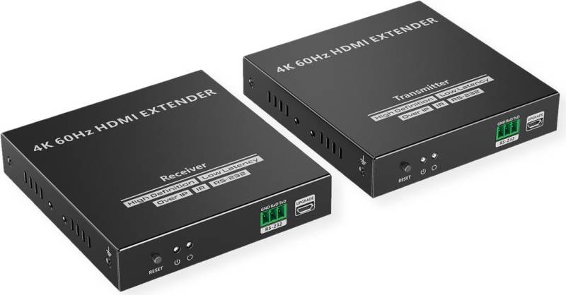 VALUE HDMI-Verlängerung über IP, IPCOLOR, 4K60Hz, 120 m (14.99.3568) von VALUE