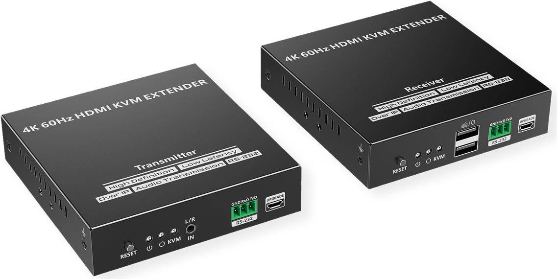 VALUE KVM Verlängerung über Kat.6/6A, HDMI, max. 120m (14.99.3044) von VALUE